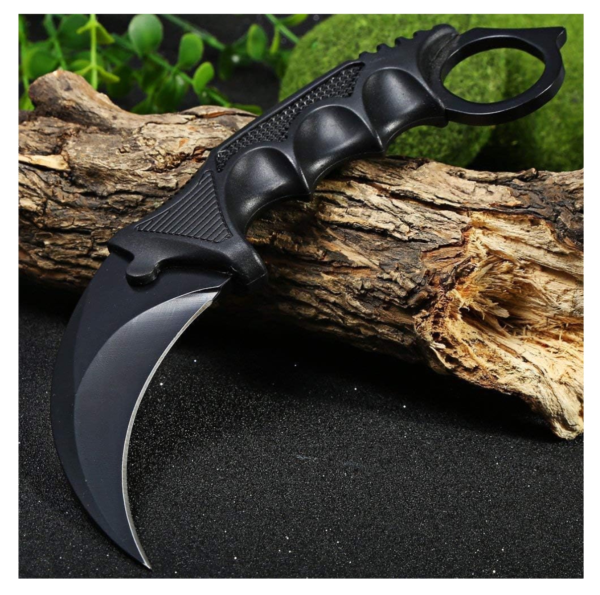 Miniatura 4 de Cuchillo Karambit táctico de acero Milit